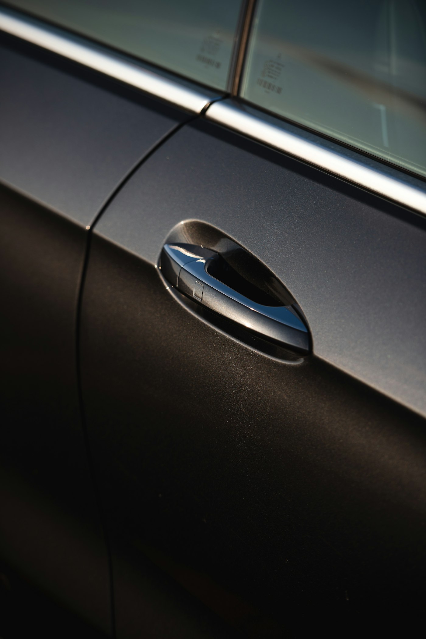 Black luxury car door handle Black luxury car door handle
